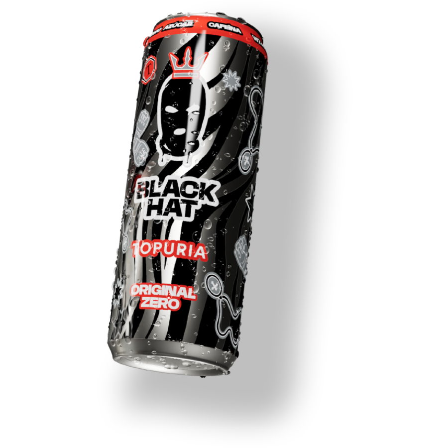 Black Hat Drinks Logo